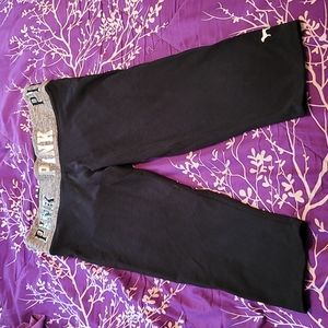 Victoria's Secret Pink yoga crops